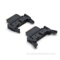 Conector de encabezado de eyector de lanzamiento de 2.54 mm recto